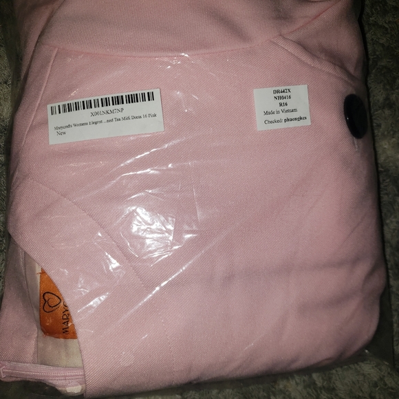 Mary Crafts Lined  Midi Dress Stunning Off - Picture 6 of 10